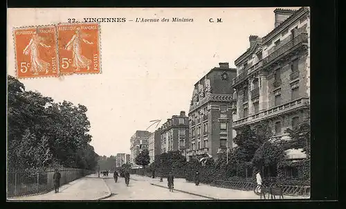 AK Vincennes, L`Avenue des Minimes