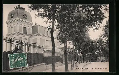 AK Champigny, Le haut de la cote