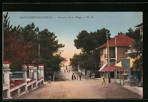 AK Saint-Brèvin-L`Ocèan, Avenue de la Plage