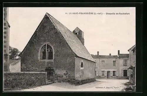 AK La Haie-Fouassière, Chapelle de Rochefort