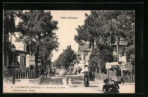 AK La Baule, Avenue de la Gare