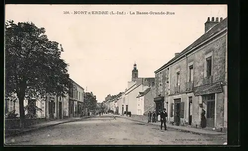 AK Nort-sur-Erdre, La Basse-Grande-Rue