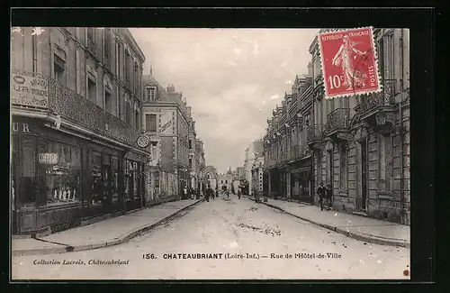 AK Chateaubriant, Rue de l`Hotel-de-Ville