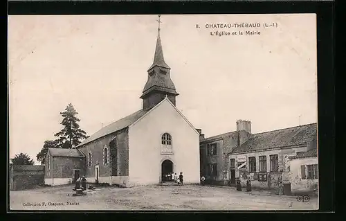AK Chateau-Thèbaud, L`Èglise et la Mairie