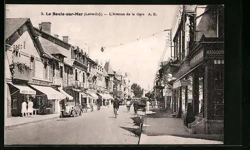AK La Baule-sur-Mer, L`Avenue de la Gare