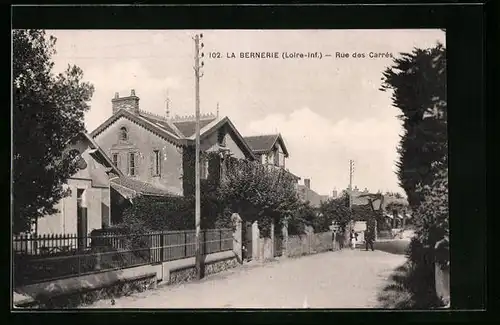 AK La Bernerie, Rue des Carrès