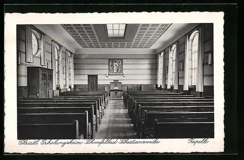 AK Bad Sebastiansweiler, Kapelle im Christl. Erholungsheim