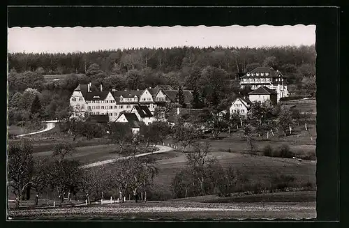 AK Bad Sebastiansweiler, Ortsansicht von einer Anhöhe aus