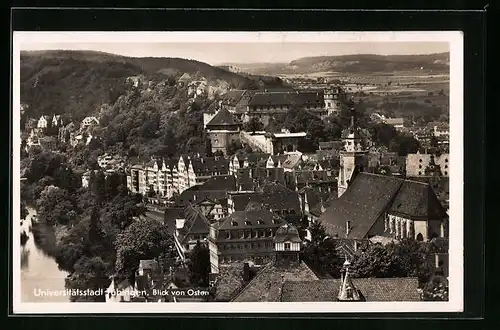 AK Tübingen, Blick von Osten auf die Universitätsstadt