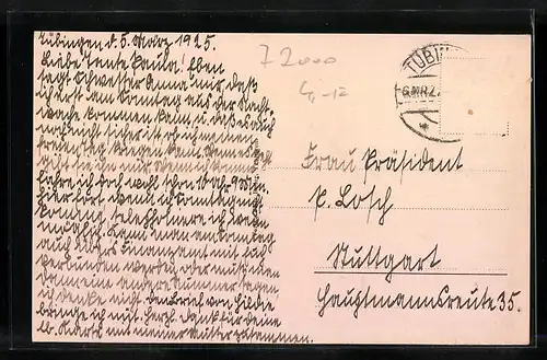 AK Tübingen, Klinikum von der Platanenallee aus gesehen