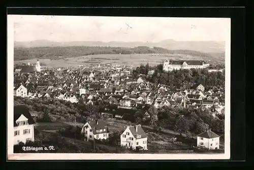 AK Tübingen a. N., Totalansicht aus der Vogelschau