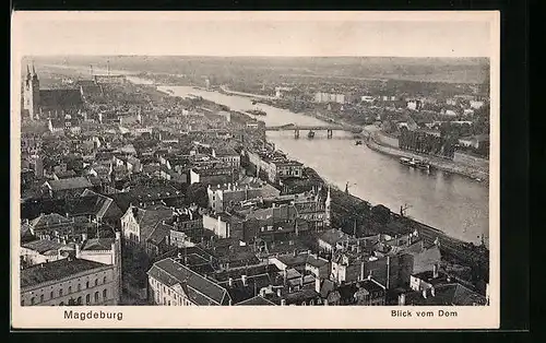 AK Magdeburg, Blick vom Dom