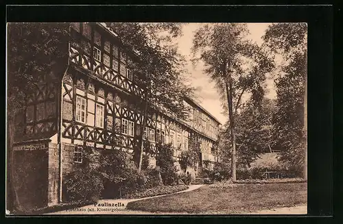 AK Paulinzella, Forsthaus (altes Klostergebäude)