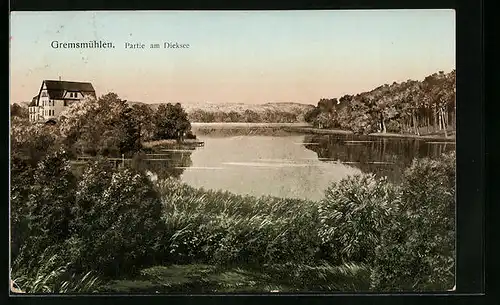 AK Gremsmühlen, Partie am Dieksee