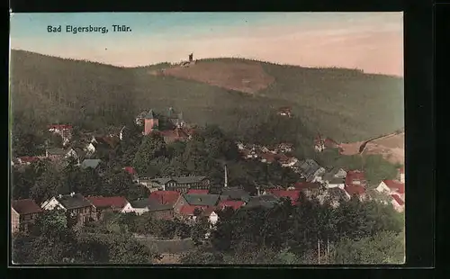 AK Bad Elgersburg in Thür., Gesamtansicht aus der Vogelschau