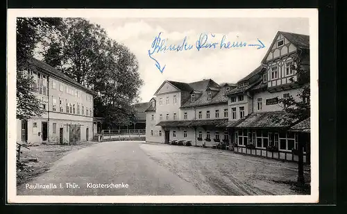 AK Paulinzella /Thür., Klosterschänke