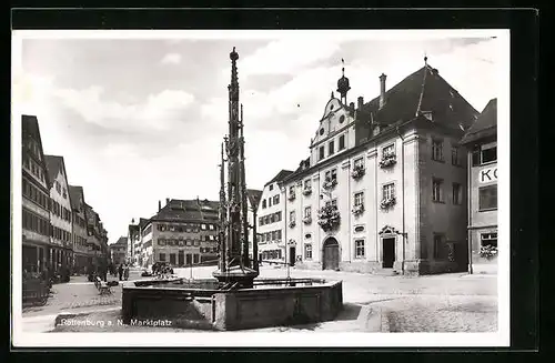 AK Rottenburg /Neckar, Marktplatz
