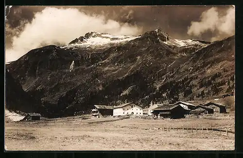 AK Matreier-Tauern-Haus, Berghütte mit Gipfelpanorama