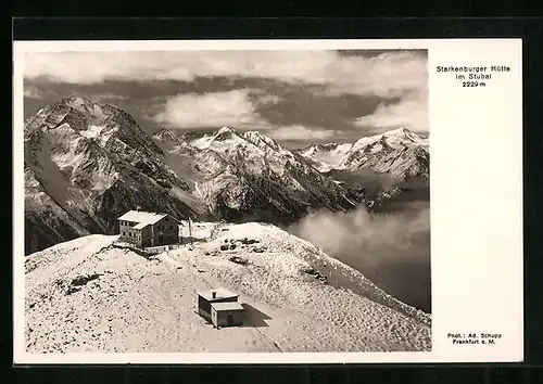 AK Starkenburger Hütte, Berghütte in den Stubaier Alpen