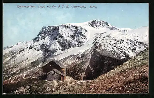 AK Spannagelhaus, Berghütte im Tuxertal