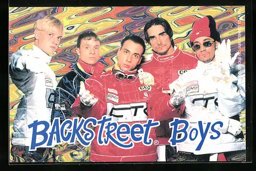 AK Musikgruppe Backstreet Boys posiert lässig für die Kamera