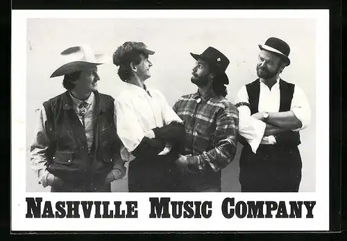 AK Musikgruppe Nashville Music Company posiert lässig vor der Kamera
