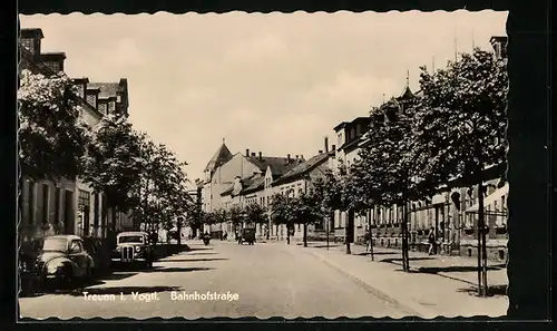 AK Treuen i. Vogtl., Bahnhofstrasse