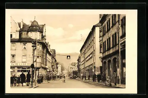 AK Sonneberg i. Thür., Bahnhofstrasse