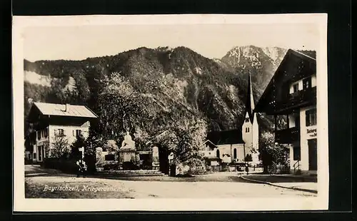 AK Bayrischzell, Kriegerdenkmal