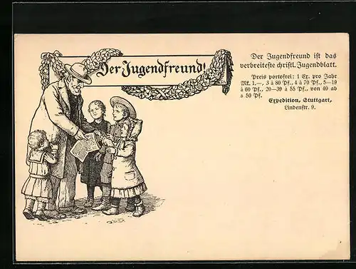 Künstler-AK Christliches Jugendblatt Der Jugendfreund