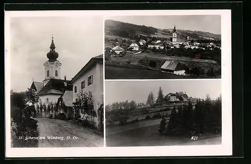 AK St. Johann am Wimberg, Kirche, Teil- und Gesamtansicht