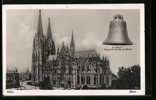 AK Köln, Dom und St. Peter-Glocke