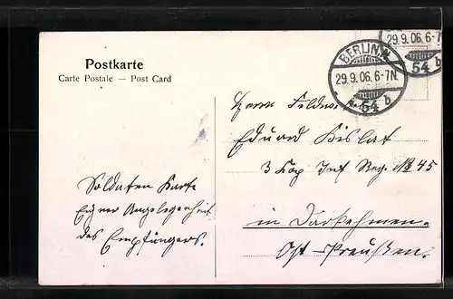 AK Berlin, Siegesallee mit Siegessäule