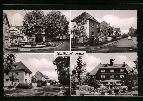 AK Walldorf / Hessen, verschiedene Ortsansichten