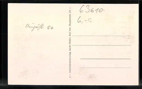 AK Bad Orb, Mehrfachansichten der Kindererholungsstätte Wegscheide