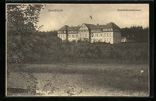 AK Leutkirch, Blick zum Bezirkskrankenhaus