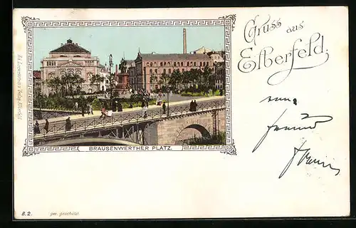 AK Elberfeld, Blick auf den Brausenwerther Platz