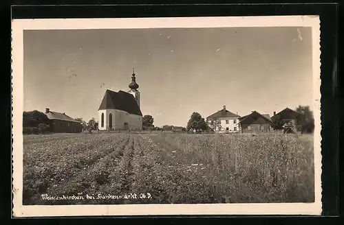 AK Weissenkirchen, Panorama mit Kirche