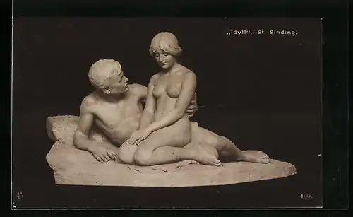 AK Plastik Idyll von St. Sinding
