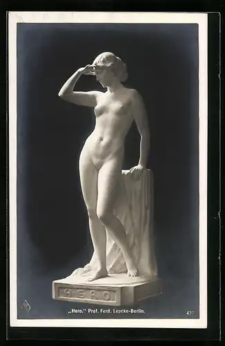AK Plastik Hero von Prof. Ferd. Lepcke