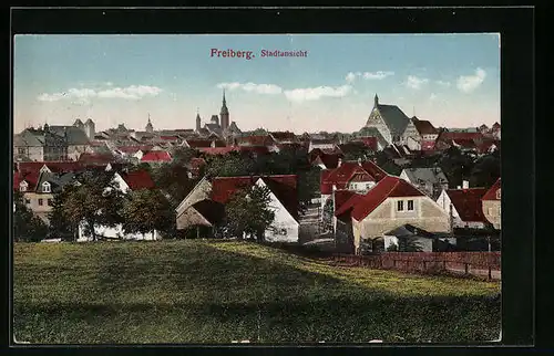 AK Freiberg, Stadtansicht