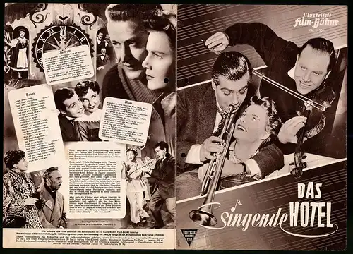 Filmprogramm IFB Nr. 1950, Das singende Hotel, Hans Söhnker, Ursula Justin, Regie: Geza von Cziffra