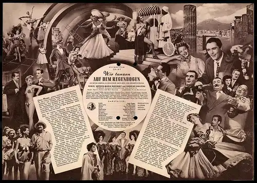 Filmprogramm IFB Nr. 1830, Wir tanzen auf dem Regenbogen, Inge Egger, Isa Barzizza, Regie: A.-M. Rabenalt und C. Gallone