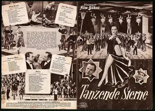 Filmprogramm IFB Nr. 1761, Tanzende Sterne, Fita Benkhoff, Germaine Damar, Regie: Geza von Cziffra