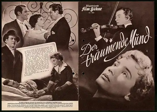 Filmprogramm IFB Nr. 1861, Der träumende Mund, Maria Schell, O. W. Fischer, Regie: Josef von Baky