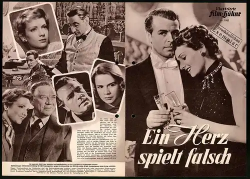 Filmprogramm IFB Nr. 1963, Ein Herz spielt falsch, O. W. Fischer, Ruth Leuwerik, Regie: Rudolf Jugert
