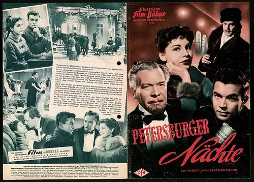 Filmprogramm IFB Nr. 4360, Petersburger Nächte, Ewald Balser, Johanna von Koczian, Regie: Paul Martin