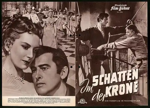 Filmprogramm IFB Nr. 2134, Im Schatten der Krone, Stewart Granger, Deborah Kerr, Regie: Richard Thorpe