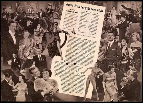 Filmprogramm IFB Nr. 2205, Diese Frau vergisst man nicht, Jane Wyman, Ray Milland, Regie: Alexander Hall