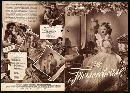 Filmprogramm IFB Nr. 1541, Die Försterchristl, Johanna Matz, Angelika Hauff, Regie: Arthur Maria Rabenalt